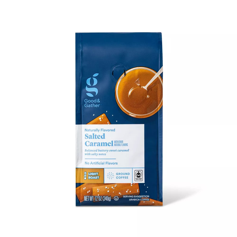 Salted Caramel Light Roast Ground Coffee | Café Molido