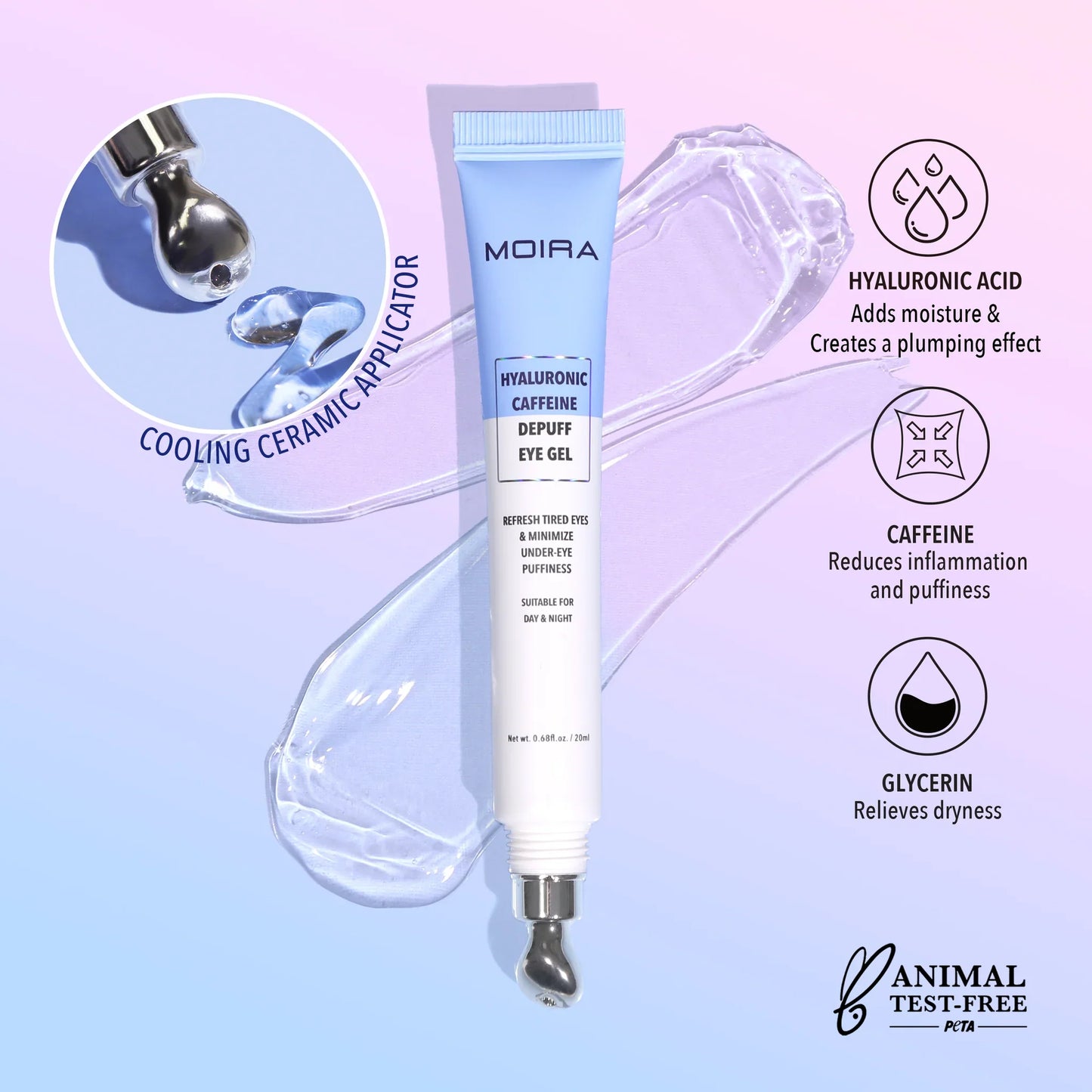 Hyaluronic Caffeine Depuff Eye | Contorno para ojos ácido hialurónico