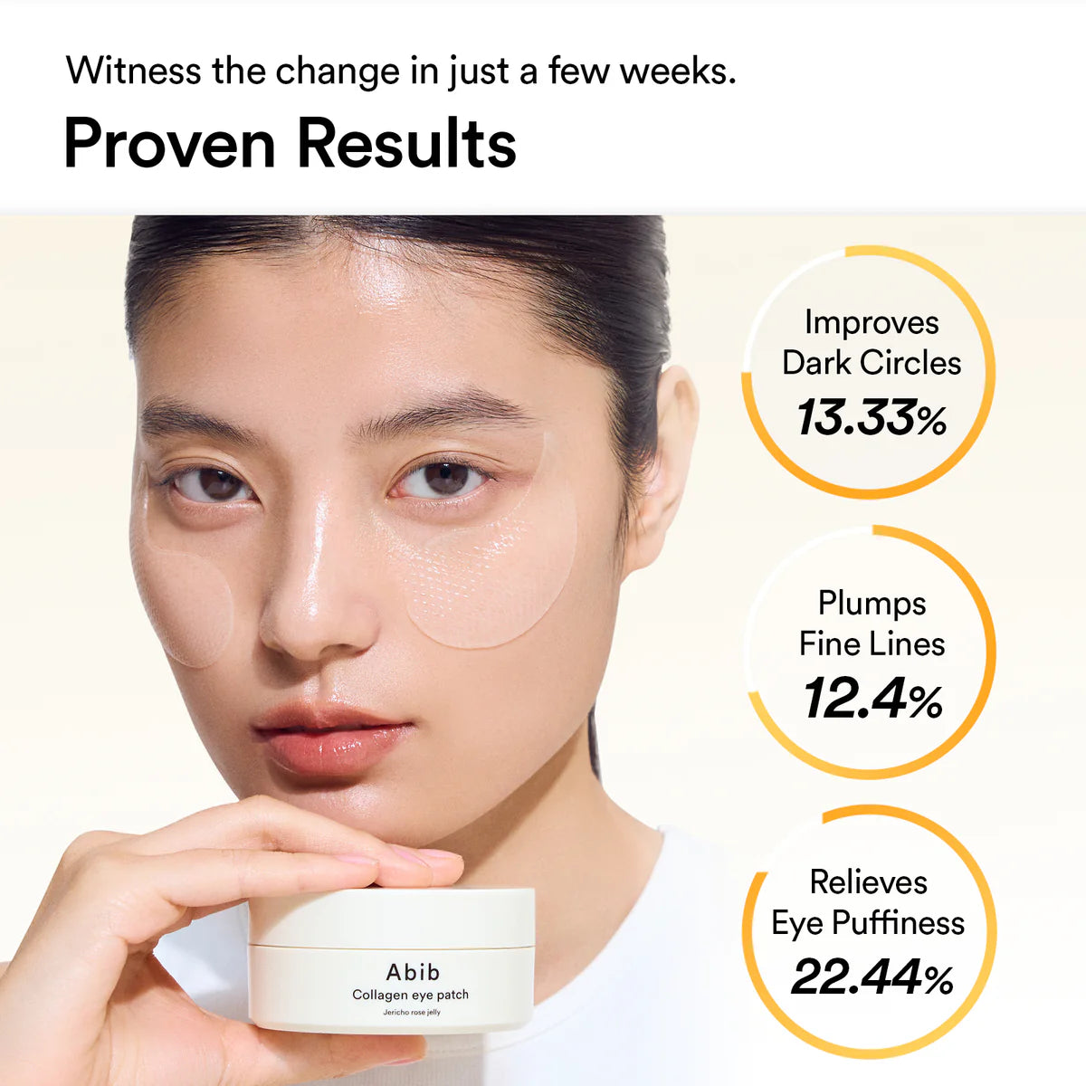 Abib Collagen Eye Patch Jericho Rose Jelly | Parches de hidrogel