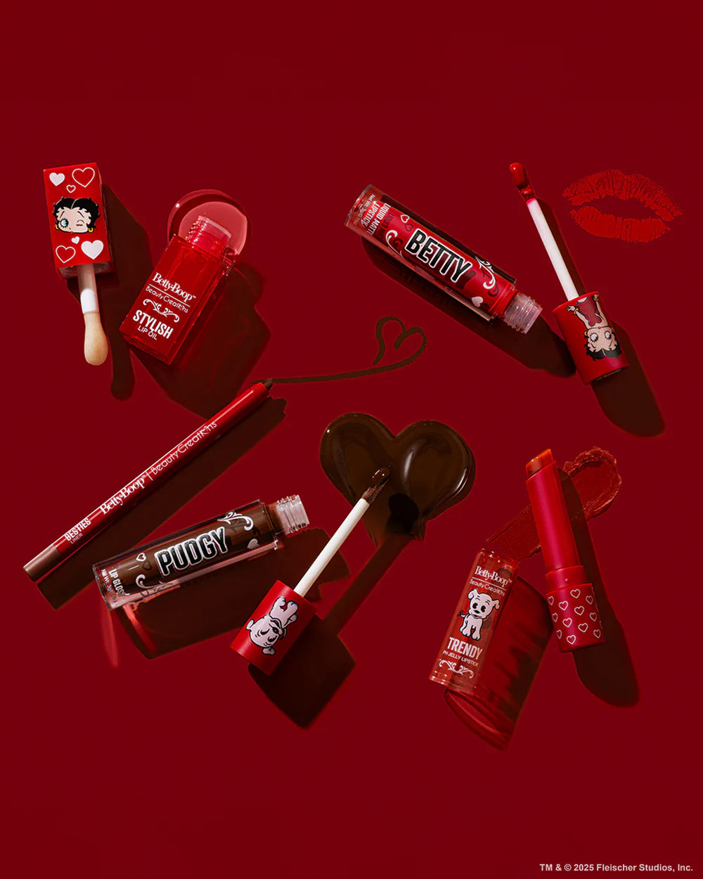 Betty Boop Besitos Lip Trio | Set de Labiales