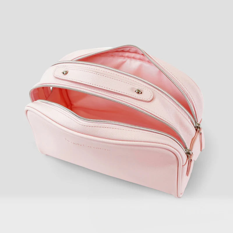 Mini Pink Cosmetic Glam Pouch ROSA | Cosmetiquera
