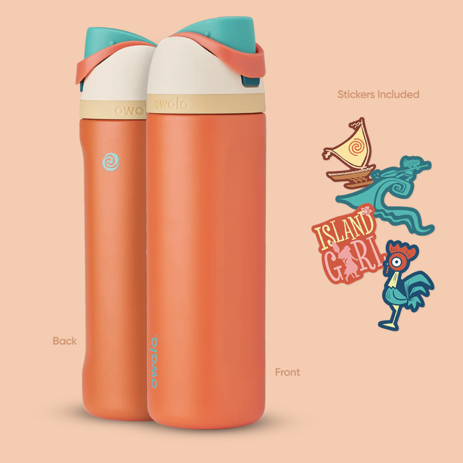 Moana | Freesip Water Bottle Disney Princess Collection 24 oz | EDICIÓN LIMITADA