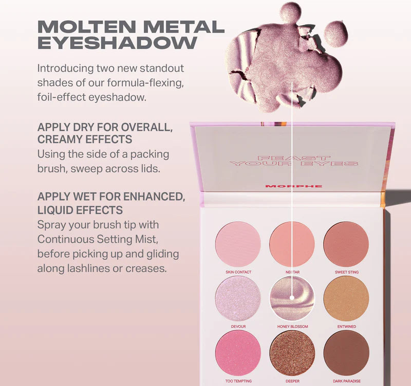 Forbidden Honey Eyeshadow Palette | Paleta de sombras