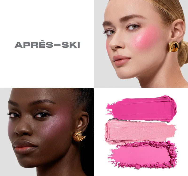Cheek Thrills Multi-Finish Face Trio | Paleta de rubor en crema y polvo