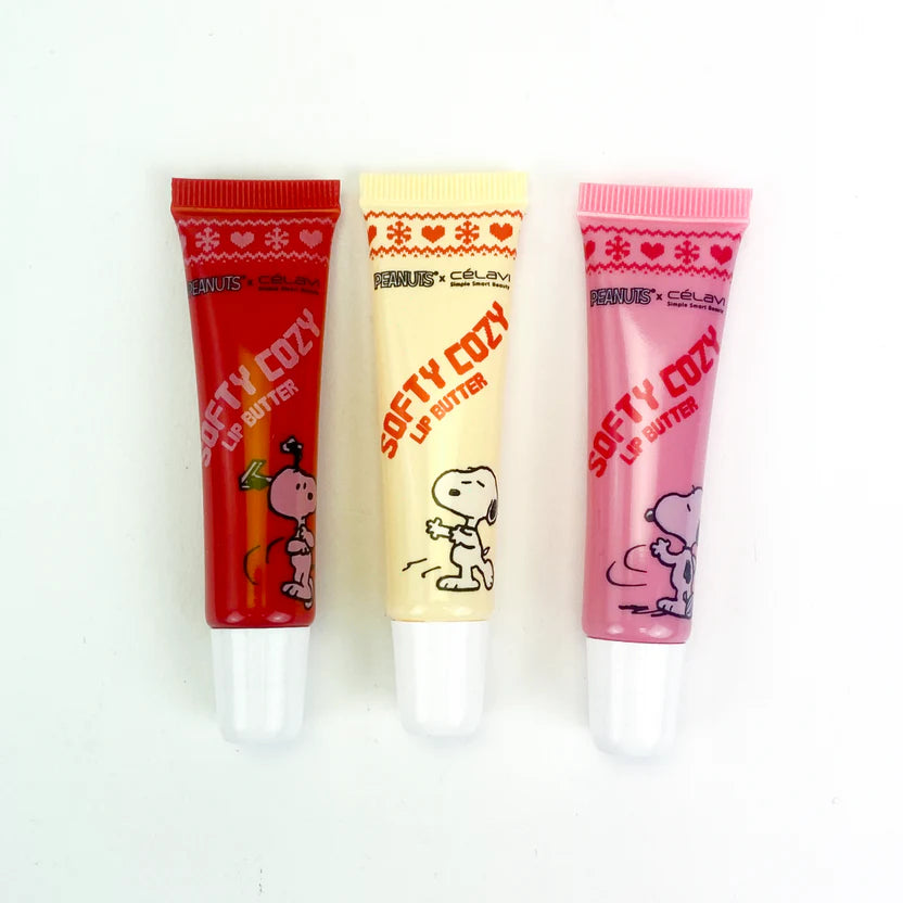 Softy Cozy Lip Butter x Peanuts | Set de balsamos Snoopy