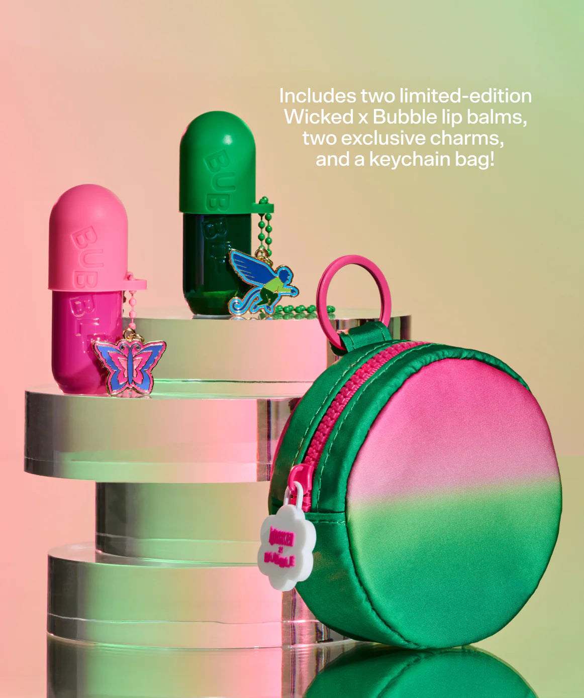 Wicked x Bubble: Other Half | Set de bálsamo de labios