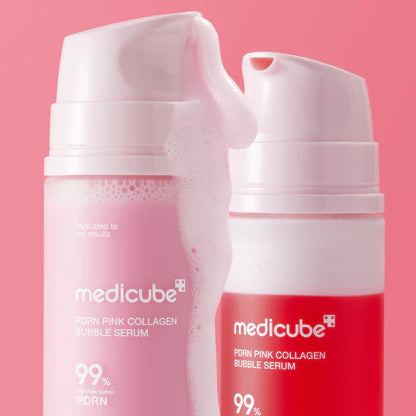 PDRN Pink Collagen Bubble Serum | Suero facial en espuma | Reparador hidratante