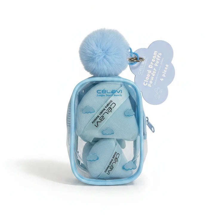 Cloud Dreams Puff Set 5pc | Set de borlas + Charm y estuche