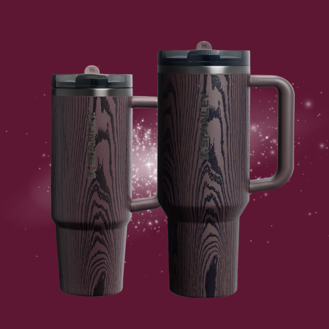 REDWOOD WOODGRAIN The Cheers & Cheer | The Quencher H2.0 Flowstate™ Tumbler | 30 oz Termo