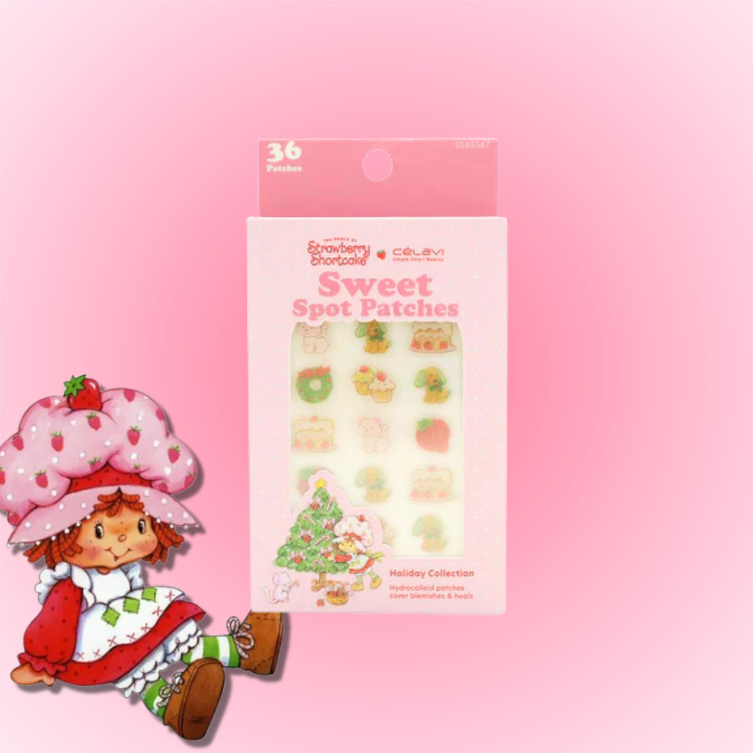 Sweet Spot Patches | Strawberry Shortcake | Colección Rosita Fresita | Parches hidrocoloides para brotes