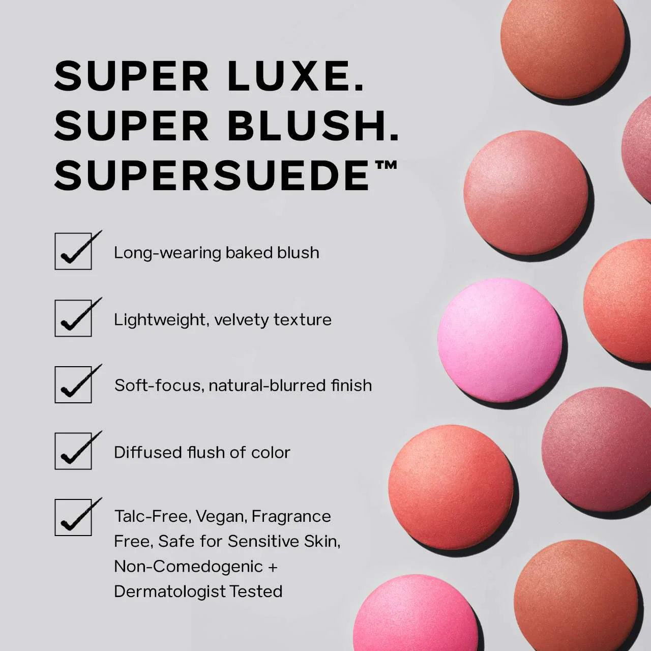 SuperSuede Talc Free Powder Blush | Rubor en polvo