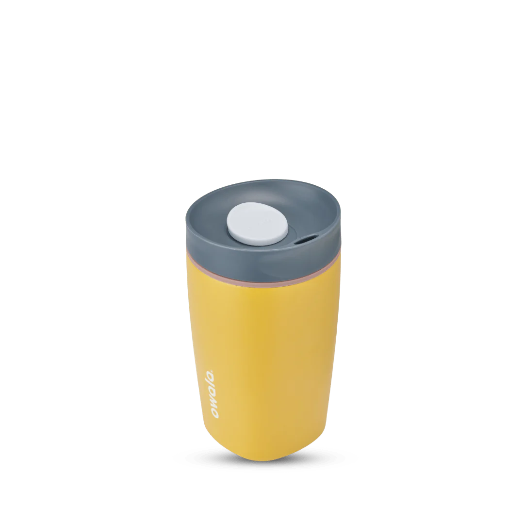 GOLDEN QUEST SmoothSip Slider Coffee Tumbler | Termo | 12 oz