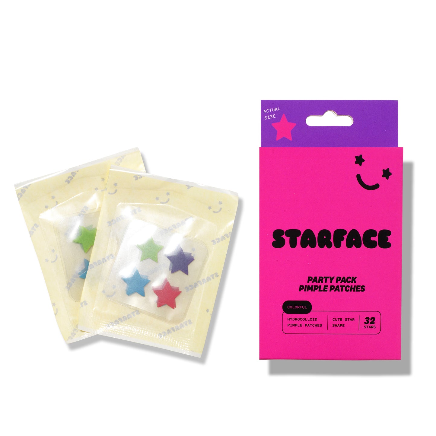 Starface Party Pack Hidrocolloid Patches | Parches Hidrocoloides para brotes