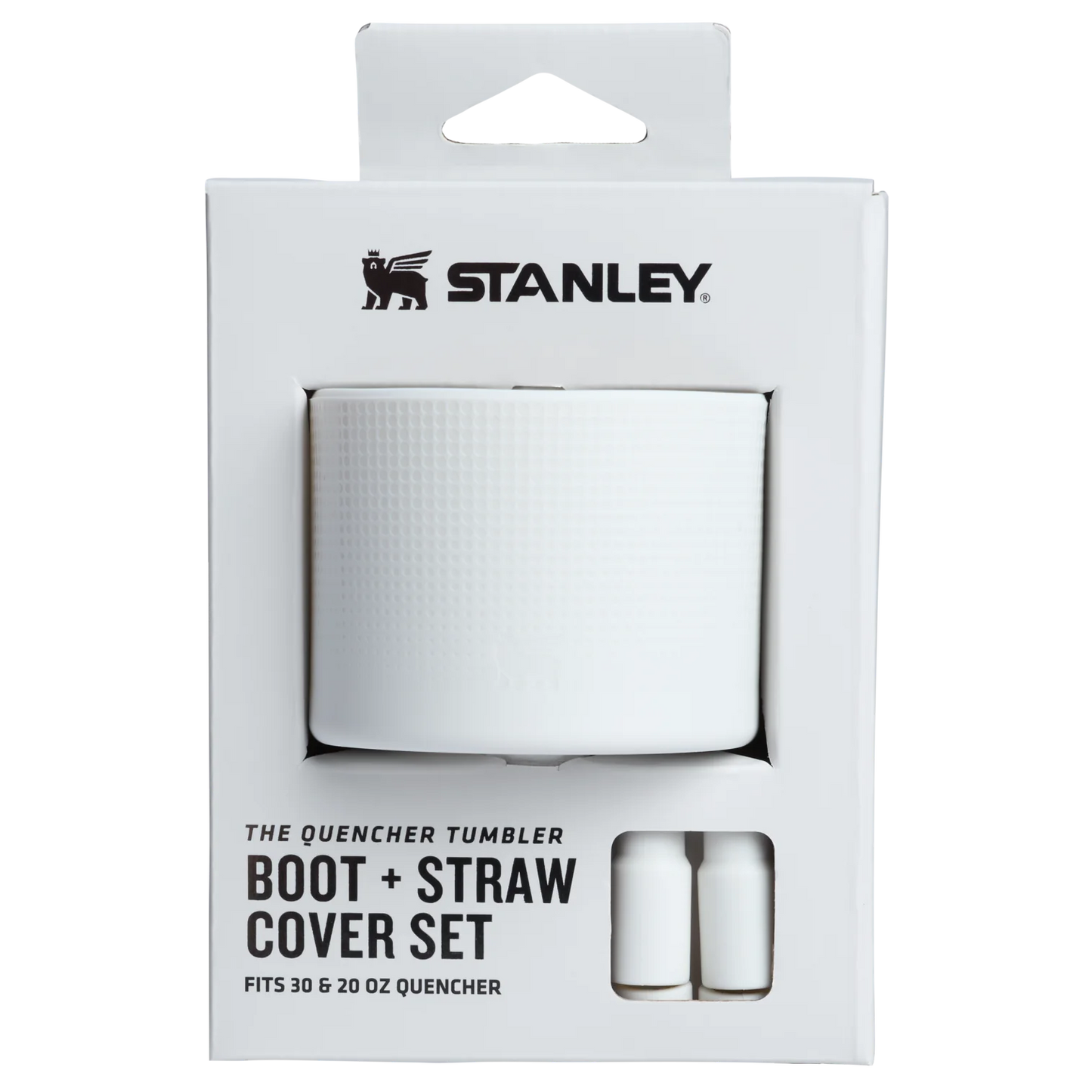 PALE STONE Stanley Quencher Boot and 2 pz Straw Cover Set | Protector para termo y popote | 40 - 30 - 20 - 14 oz