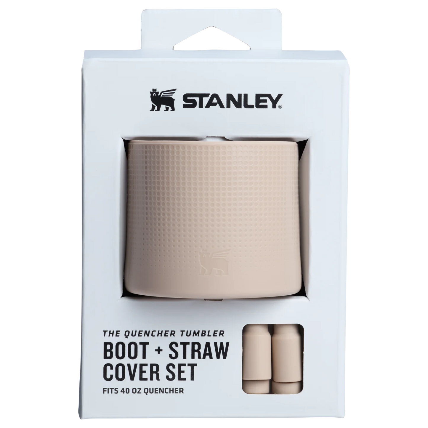 SAND Stanley Quencher Boot and 2 pz Straw Cover Set | Protector para termo y popote | 40 - 30 - 20 - 14 oz