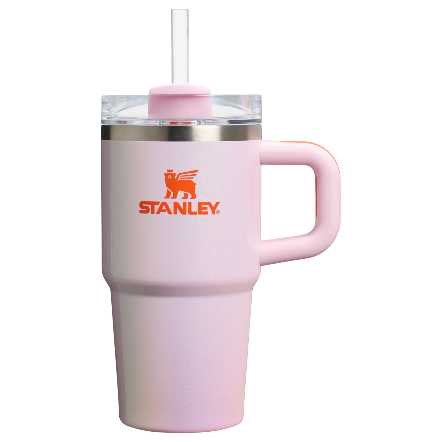 ROSE PETAL SHIMMER | The Quencher H2.O FlowState Tumbler with Handle | 20 oz