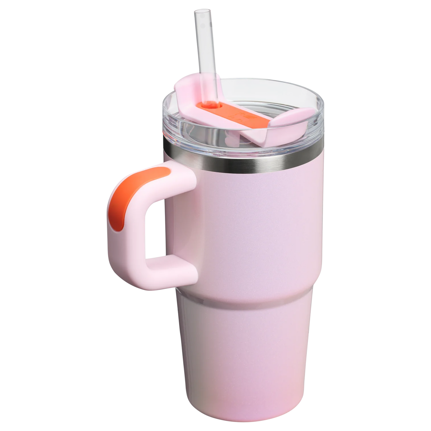 ROSE PETAL SHIMMER | The Quencher H2.O FlowState Tumbler with Handle | 20 oz