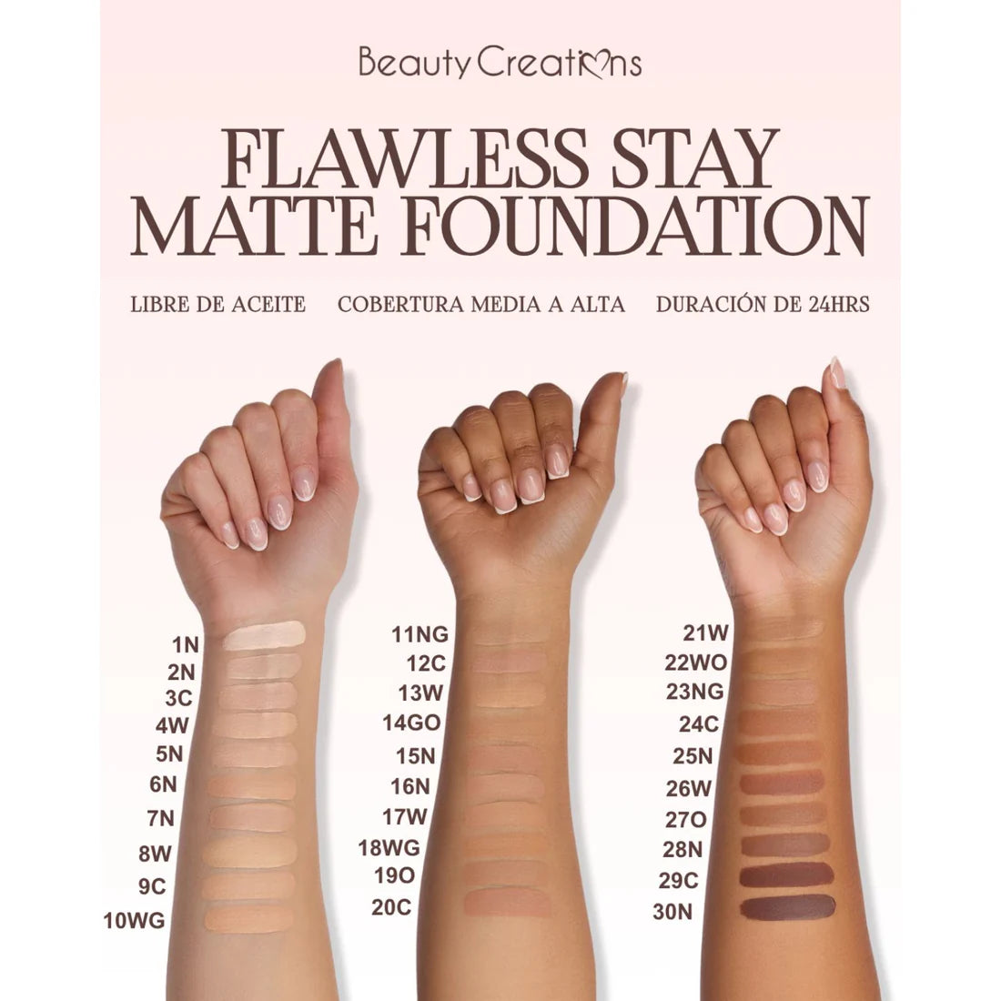 Flawless Stay Matte Foundation | Base de Maquillaje