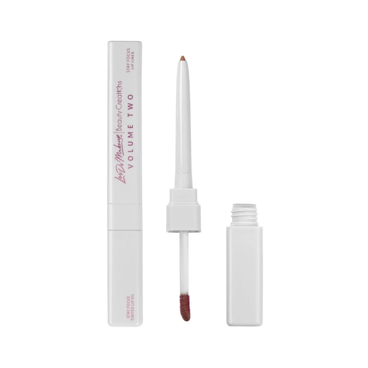 LesDoMakeup Stay Focus Dual Ended Lip Liner & Tinted Oil | Duo delineador y gloss para labios