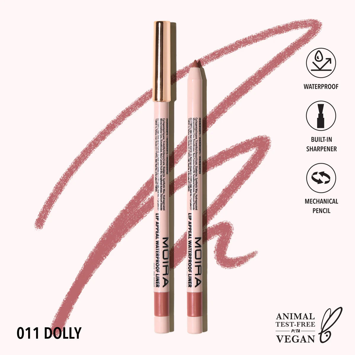 Lip Appeal Waterproof Lipliner | Delineador para labios retráctil a prueba de agua