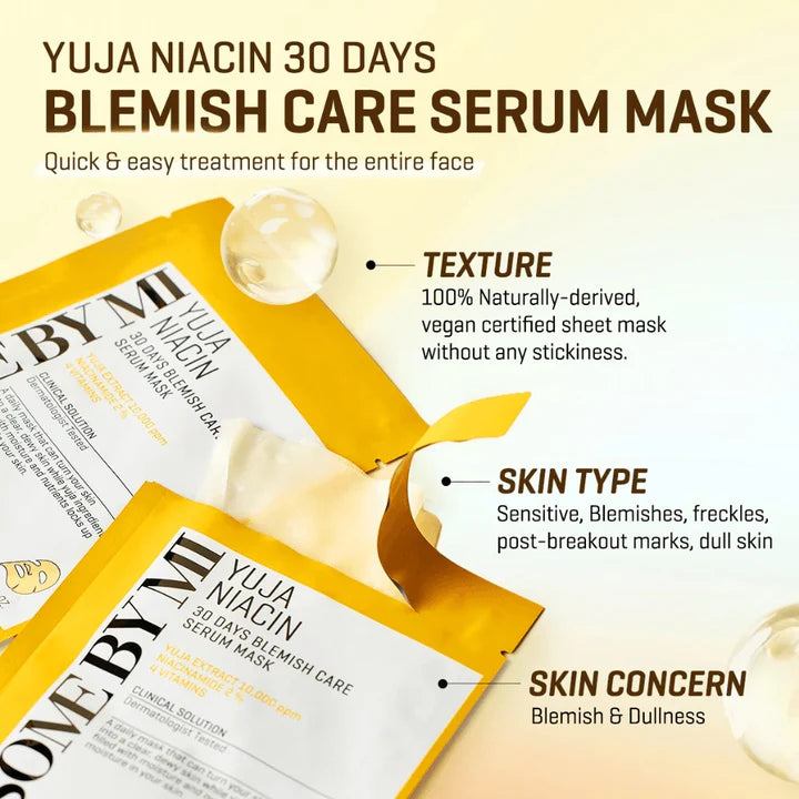 YUJA Niacin 30 Days Blemish Care Serum Mask | Mascarilla