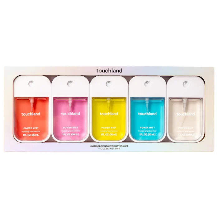Limited Edition Power Mist Hydrating Hand Sanitizer Top 5-Set | Set de Antibacterial