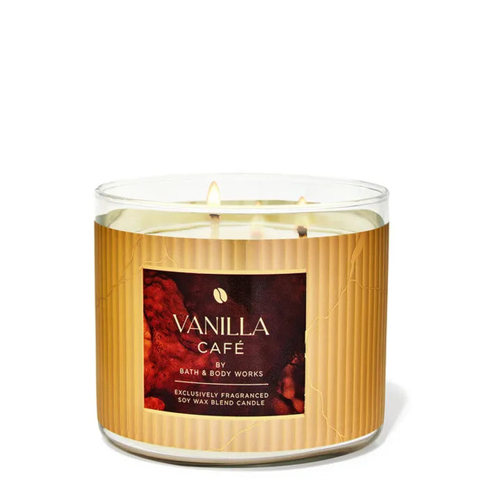 Vanilla Cafe 3 Wick Candle | Vela aromática de 3 mechas - 411 gr