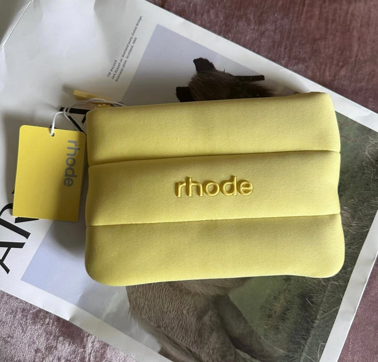 Yellow Bubble Bag | Cosmetiquera