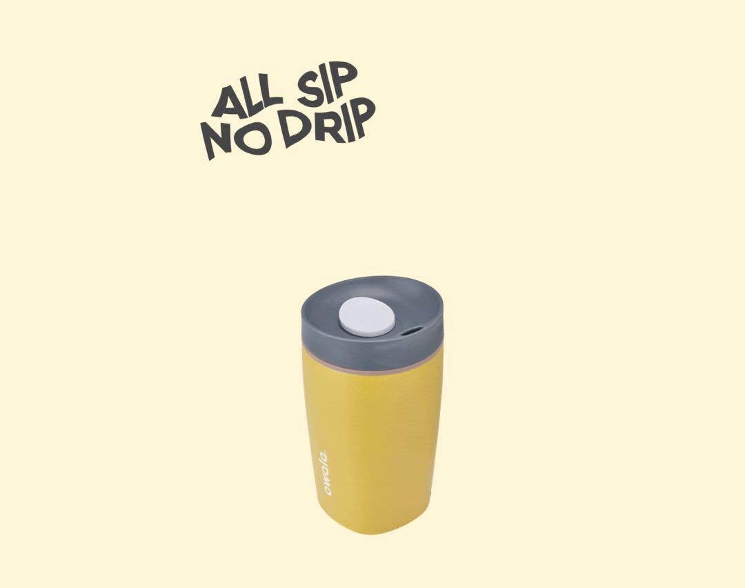 GOLDEN QUEST SmoothSip Slider Coffee Tumbler | Termo | 12 oz