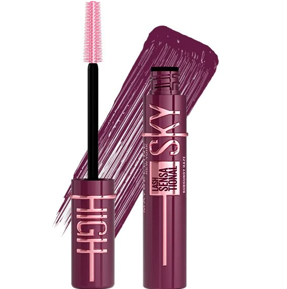 Sky High Mascara | Burgundy | Rimel Azul