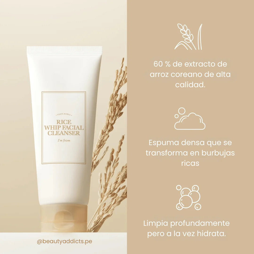 Rice Whip Facial Cleanser Set | Set limpiador + Tónico