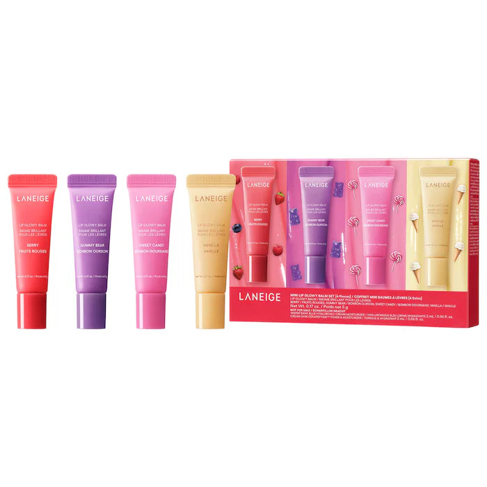 Mini Lip Glowy Balm Set | Set de bálsamos