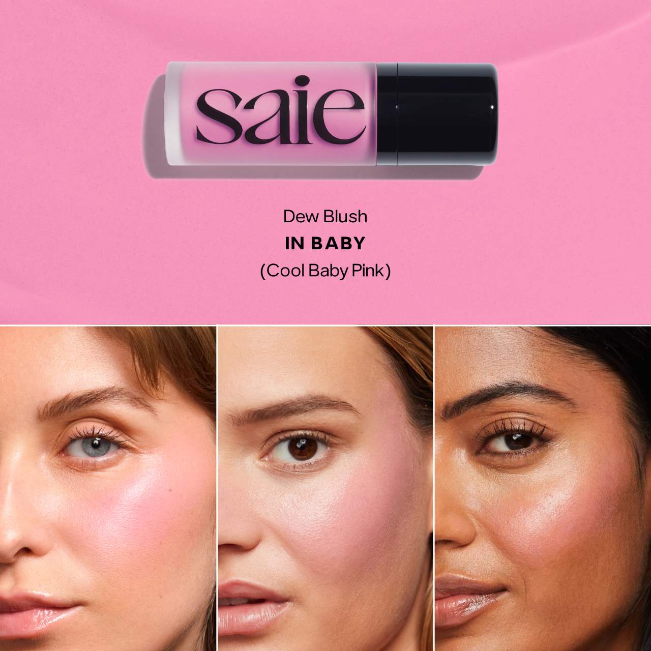 Saie SaieGlow™ Essentials Starter Set | Kit de rubor, iluminador y gloss