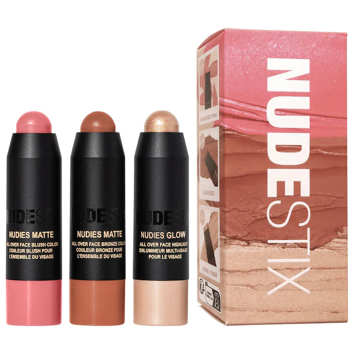 Sunkissed Skin Trio | Rubor, bronzer, iluminador en stick