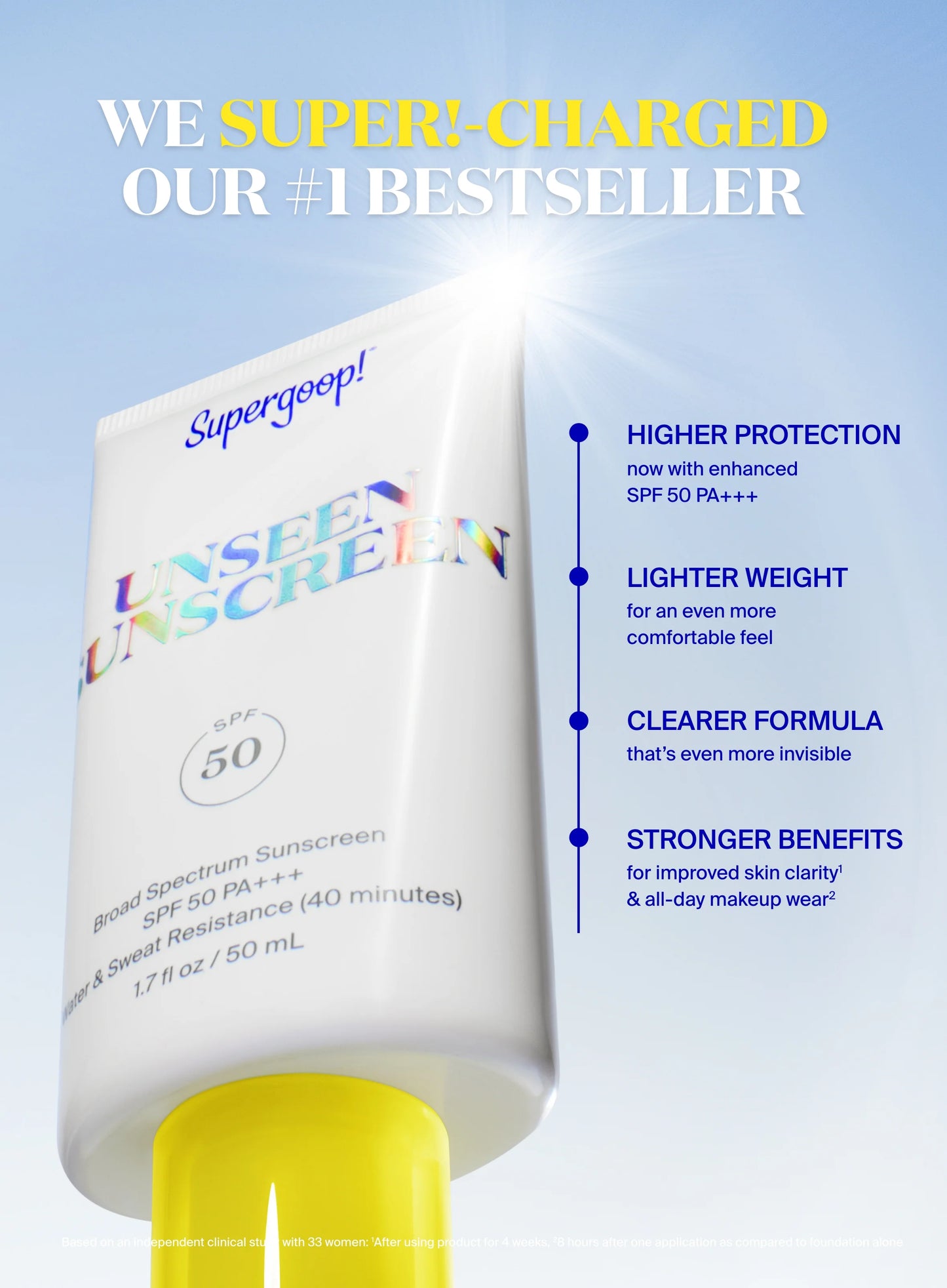 Unseen Sunscreen | Bloqueador solar 50 FPS