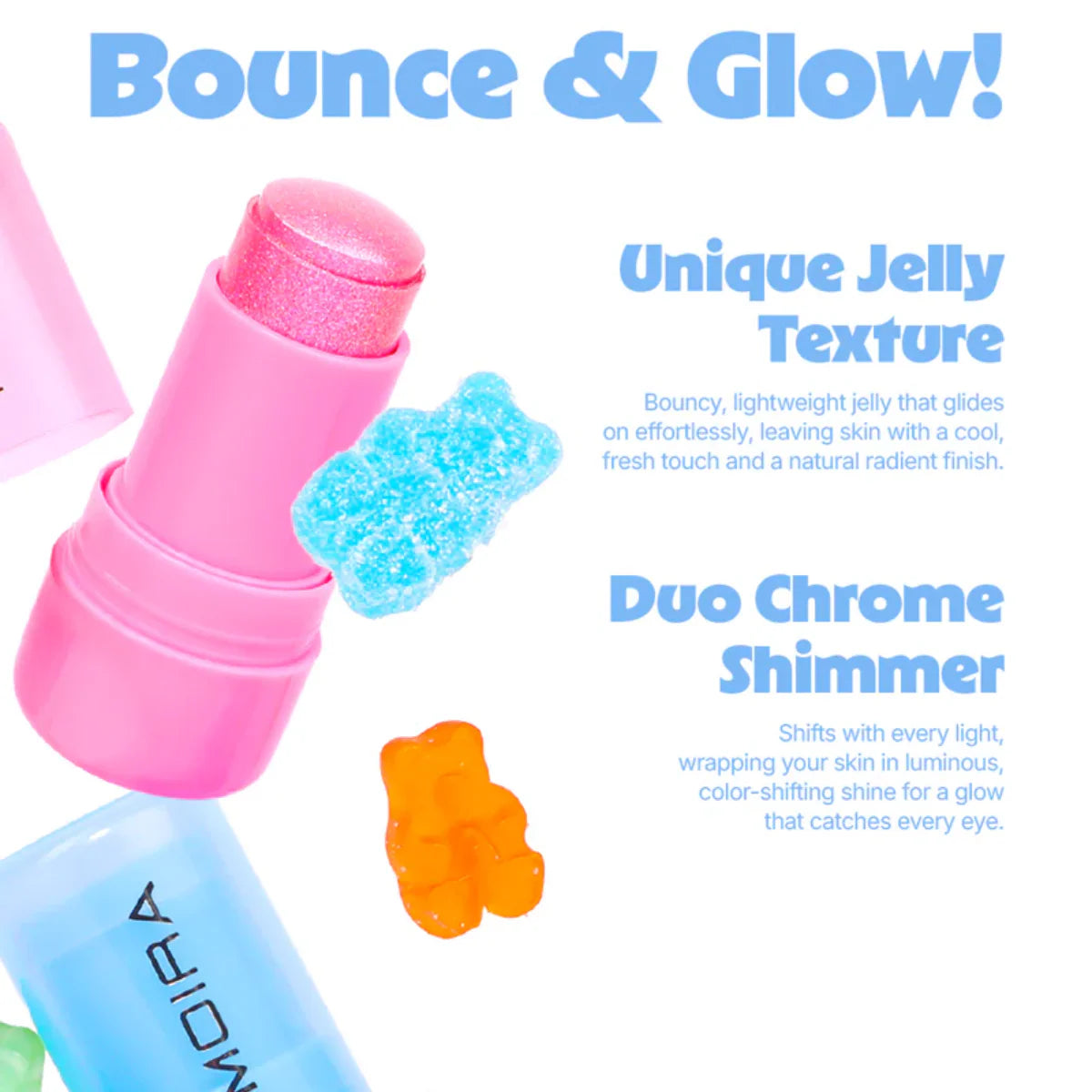 Icy Glow Jelly Stick | Stick multiuso iluminador, sombra