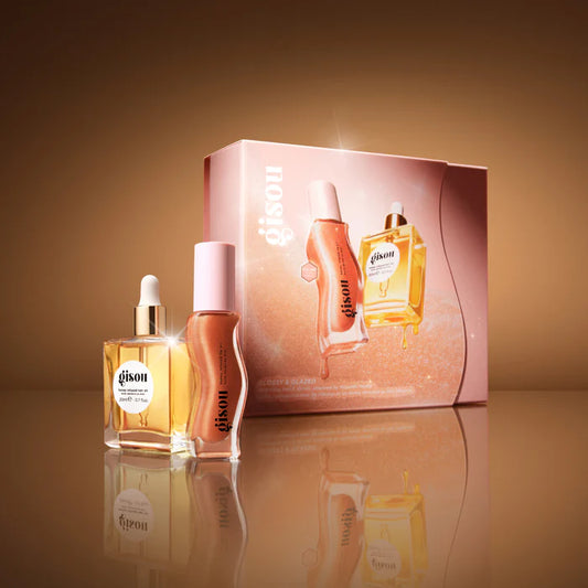 Glossy & Glazed | Set de aceite capilar y gloss