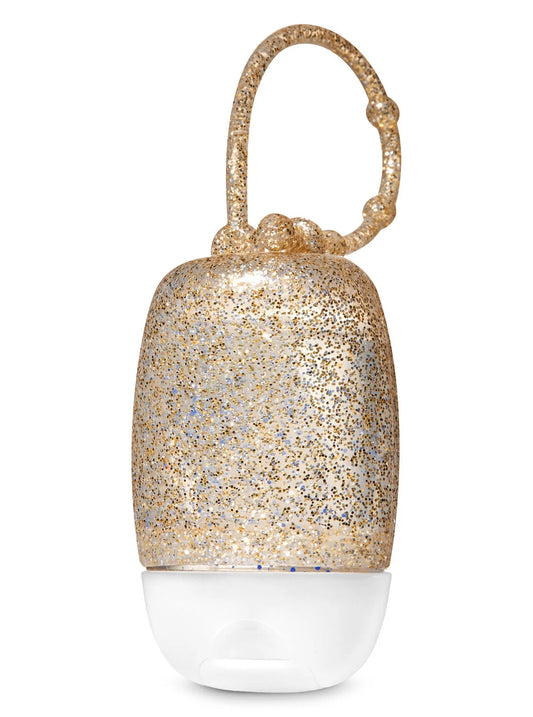 Gold Glitter PocketBac Holder | Porta Gel