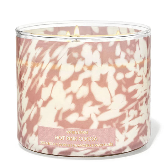 Hot Pink Cocoa Candle | Vela 3 mechas | 411gr