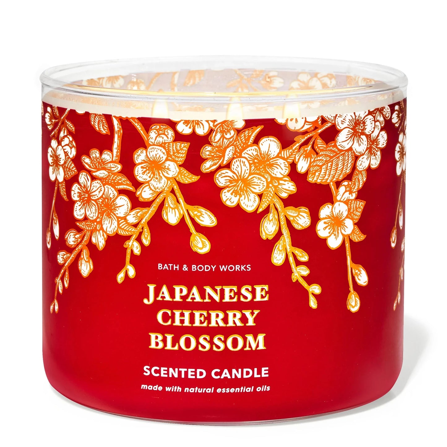 Japanese Cherry Blossom  3 Wick Candle | Vela aromática de 3 mechas - 411 gr