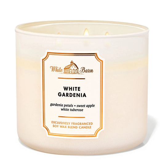 White Gardenia Candle | Vela 3 mechas | 411gr