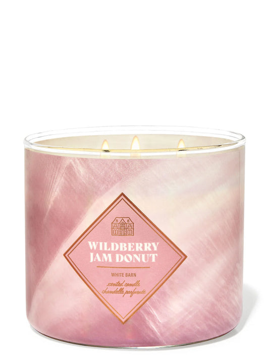 Wildberry Jam Donut Candle | Vela 3 mechas | 411gr