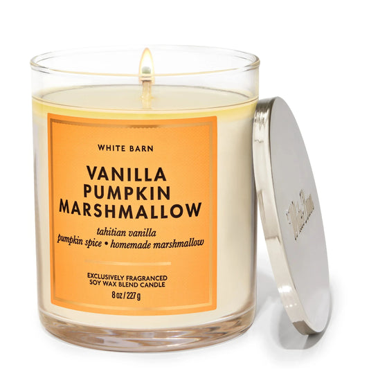 Vanilla Pumpkin Marshmallow 1 Wick Candle | Vela aromática de 1 mecha - 227 gr