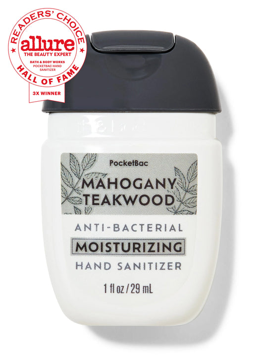 Mahogany Taekwood PocketBac Gel Sanitizer | Crema Antibacterial Humectante