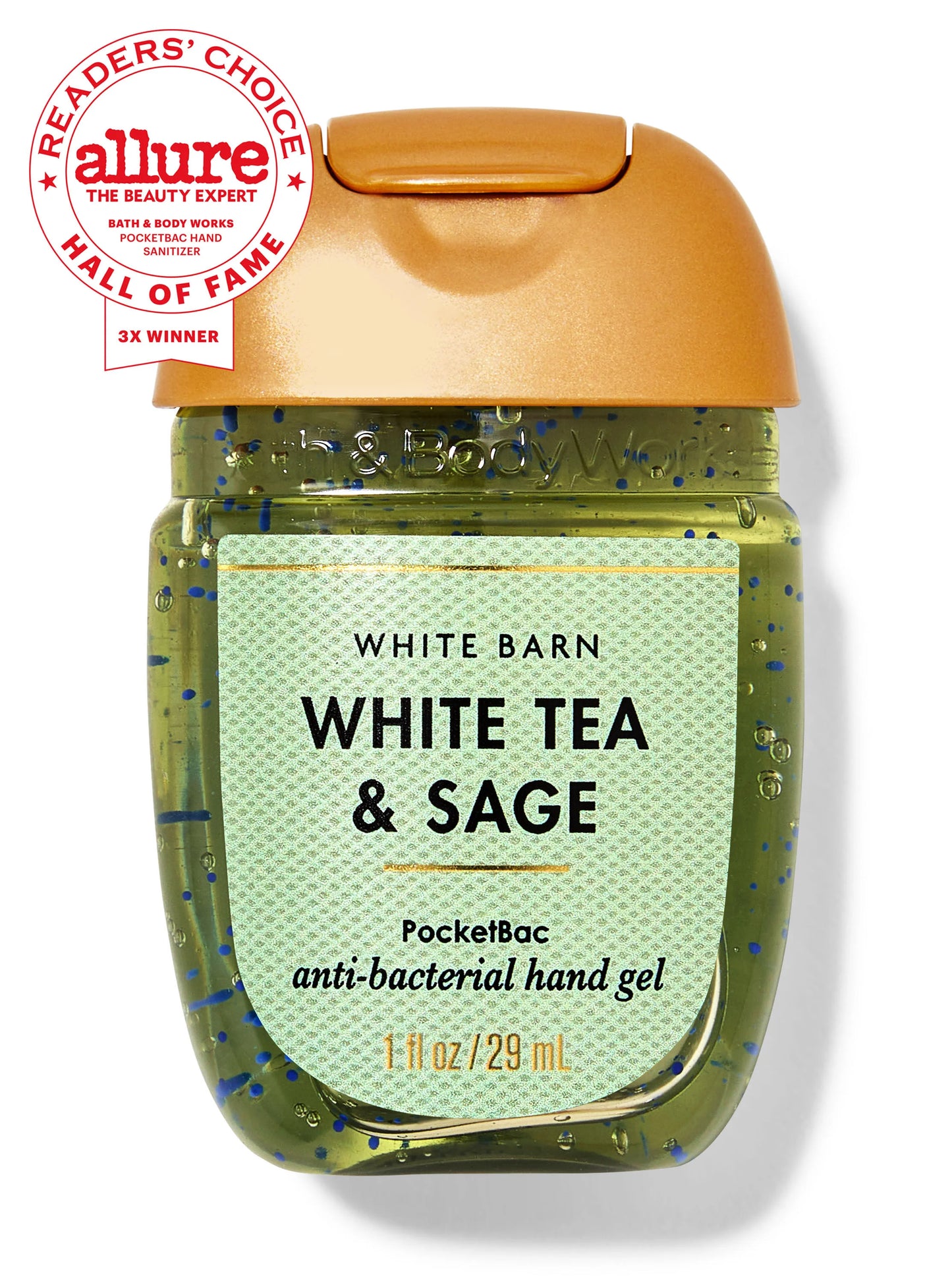 White Tea & Sage  PocketBac Gel Sanitizer | Gel Antibacterial