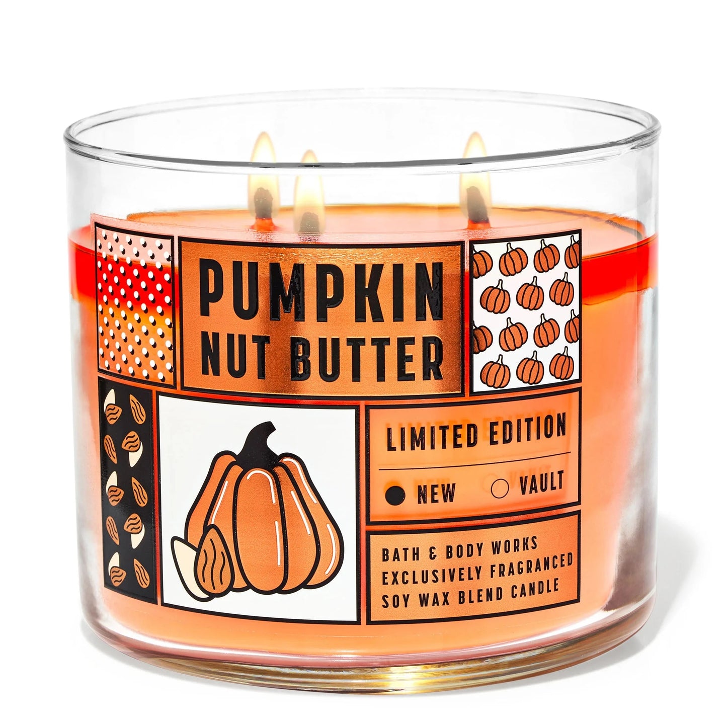 Pumpkin Nut Butter 3 Wick Candle | Vela aromática de 3 mechas - 411 gr