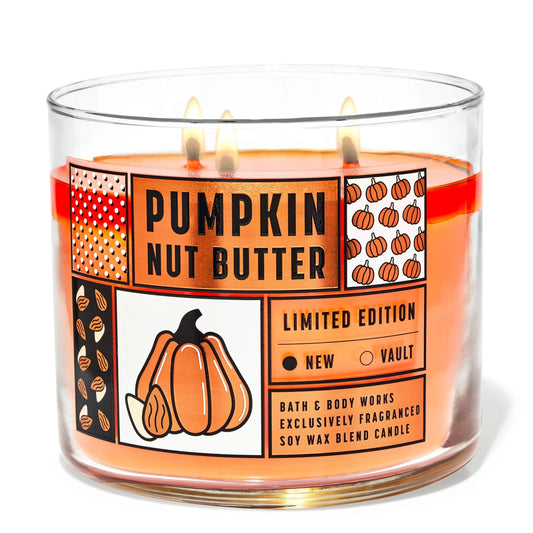 Pumpkin Nut Butter 3 Wick Candle | Vela aromática de 3 mechas - 411 gr