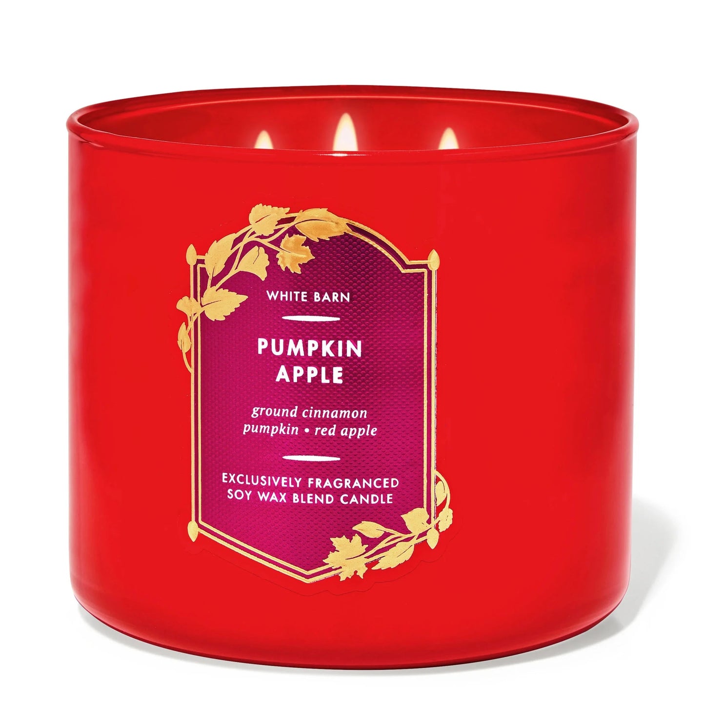 Pumpkin Apple 3 Wick Candle | Vela aromática de 3 mechas - 411 gr