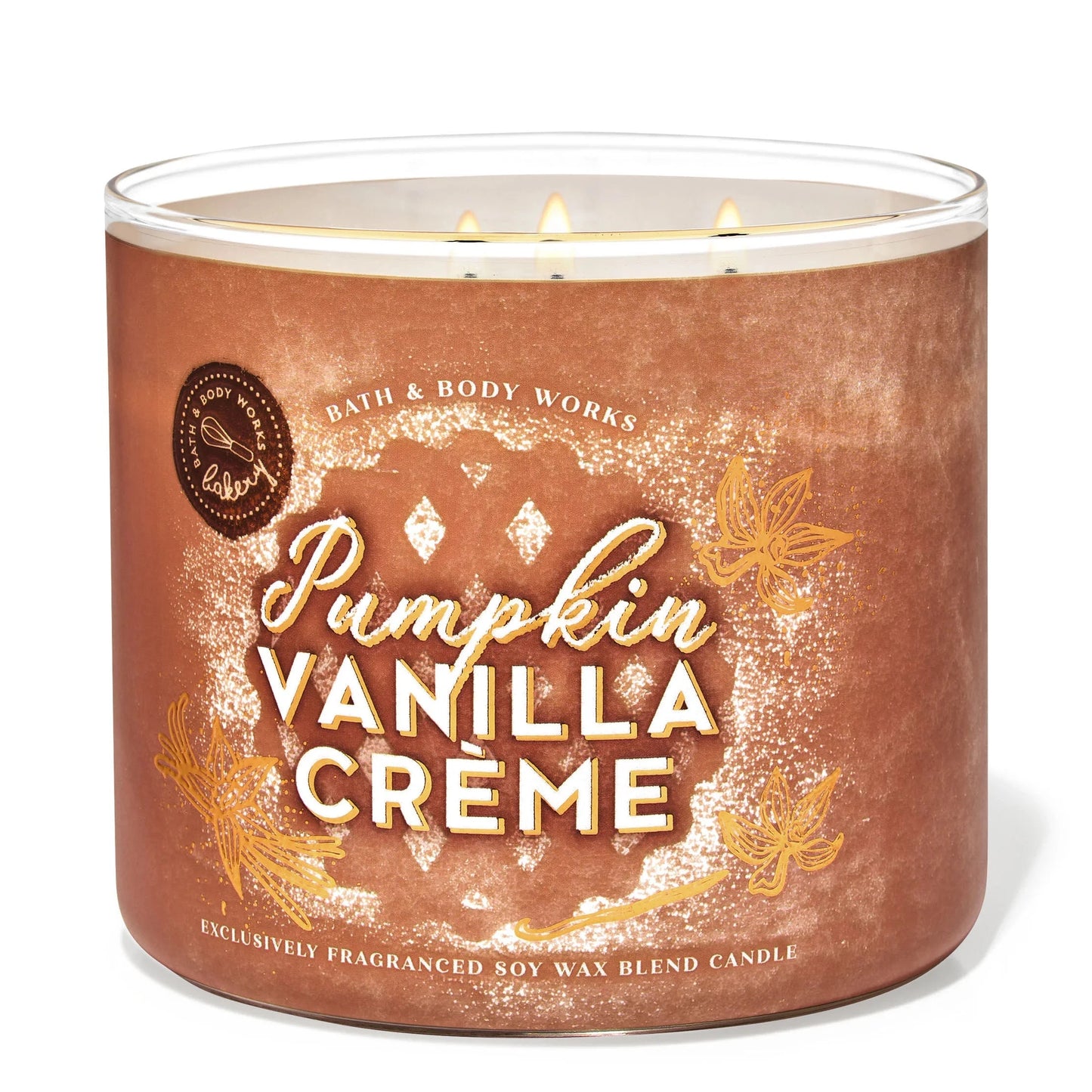 Pumpkin Vanilla Creme 3 Wick Candle | Vela aromática de 3 mechas - 411 gr