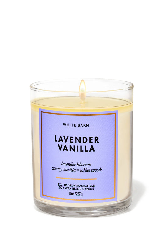 Lavender Vanilla 1 Wick Candle | Vela aromática de 1 mecha | 227 gr